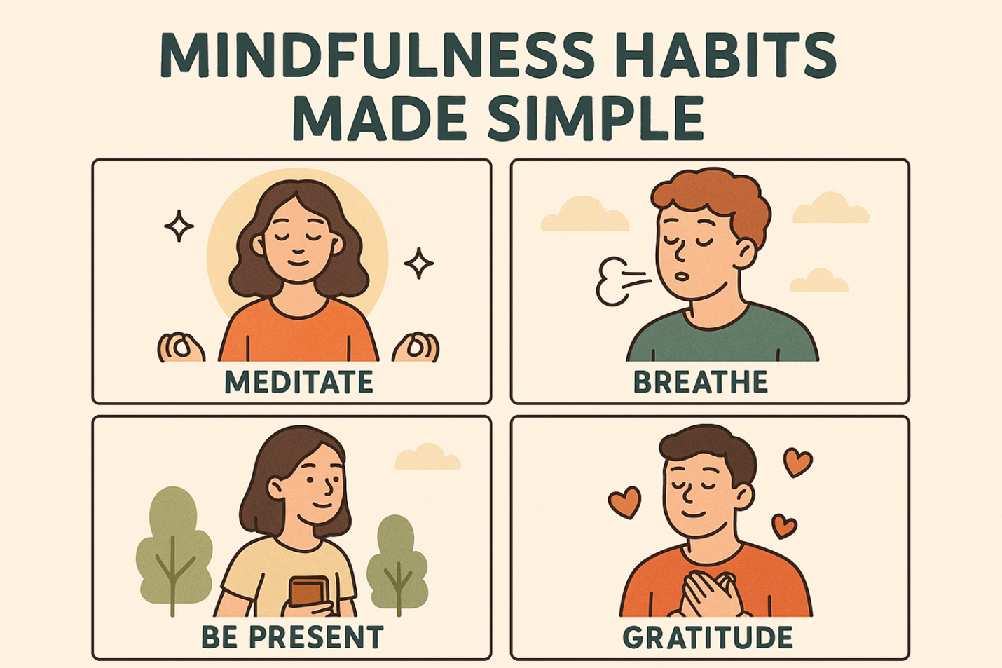 Mindfulness Habits Made Simple: 5-Minute Habits That Can Rewire Your Brain for Calm