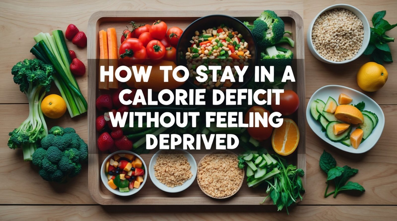 Tips Deficit calorie deficit without feeling deprived - tips that work