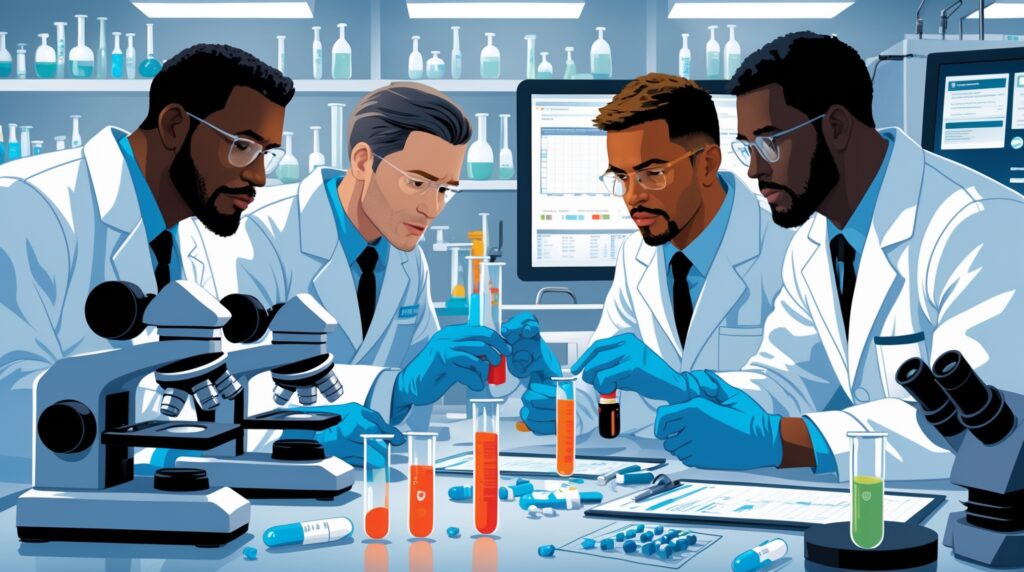 pharmaceutical drug clinical trials and FDA approval process chart