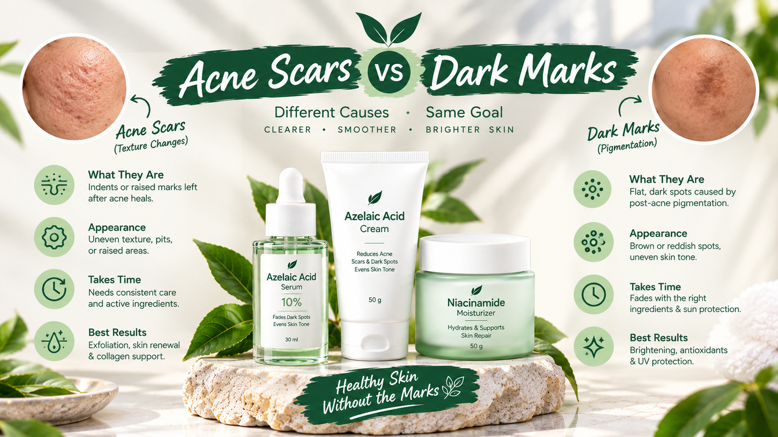 Acne Scars vs Dark Marks: Essential Differences | Healthabulous