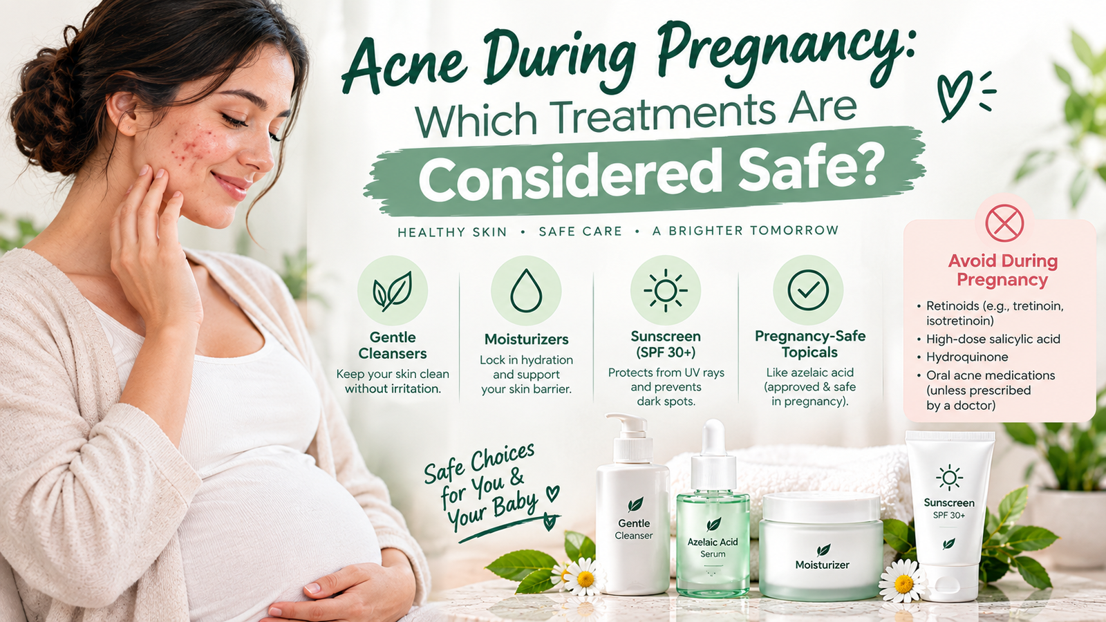 Acne During Pregnancy: Which Treatments Are Considered Safe?
