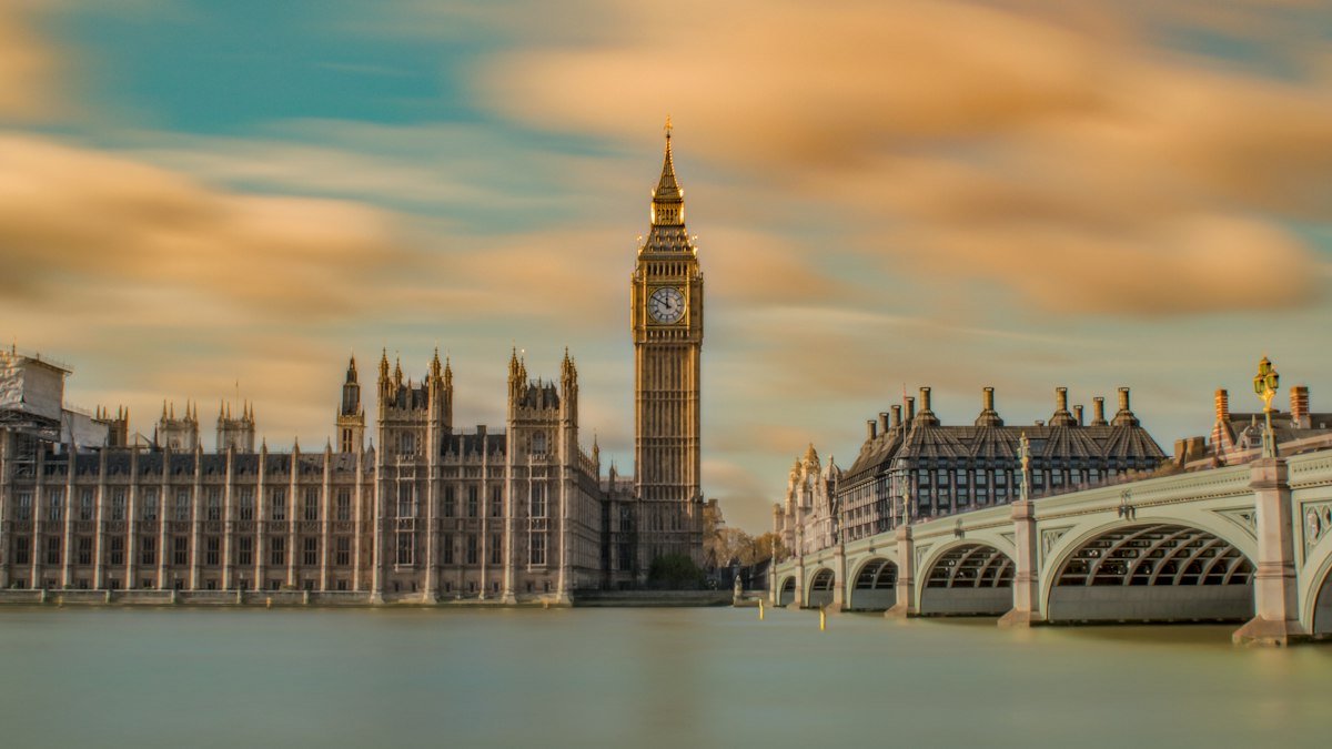 London skyline, where winter sunlight is too weak to make vitamin D in the UK