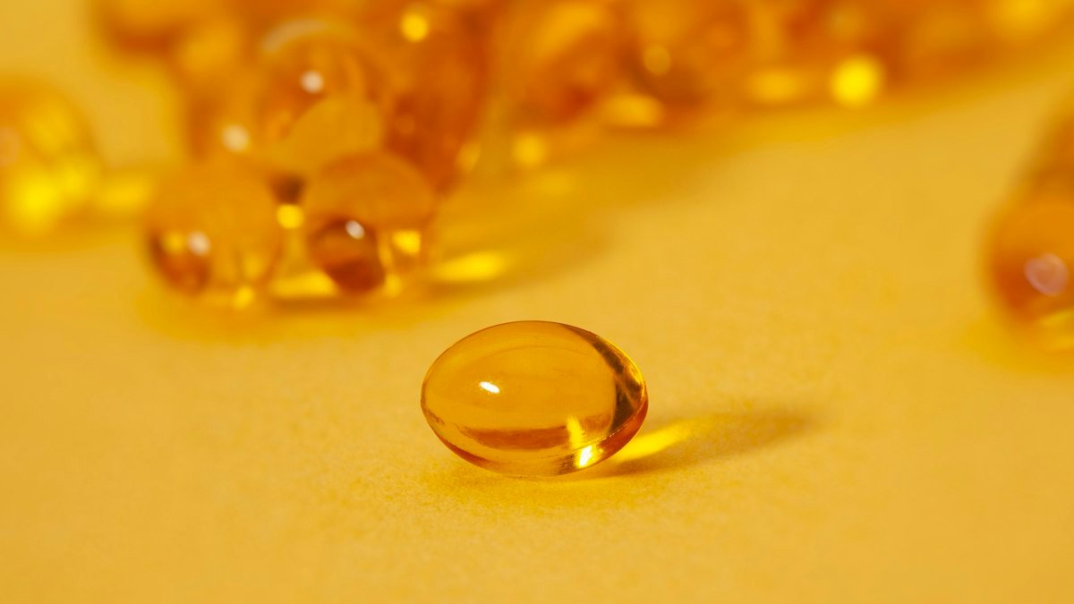 Vitamin D supplement capsules for winter in the UK